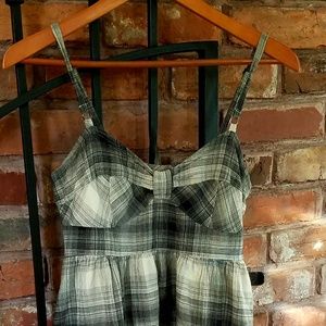 Converse One Star Plaid Skater Dress